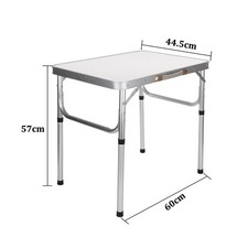 Portable Folding Camping Table Aluminium Carry BBQ Desk Kitchen Outdoor Picnic