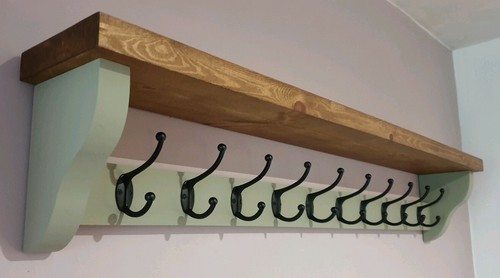 Coat rack shelf floating - coat,