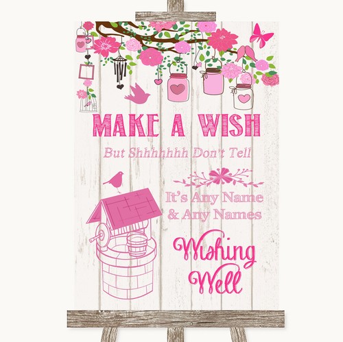 Pink rustic wood - rustic, well