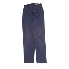 LEVI'S 901 Mens Jeans Blue Regular Straight Denim W27 L30 Classic Zip Cotton