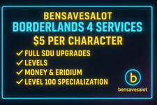 Borderlands 4 ? Full SDU+ max Levels +Money + Eridium