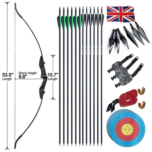 40lbs recurve bow - recurve, left