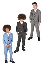 Boys Formal Suits Tailored Fit Wedding Prom Page Boy Complete Outfit Age 1-14