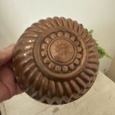 19th Century Copper Jelly /Pudding/Gelatin Moulds It Is Tin Lined