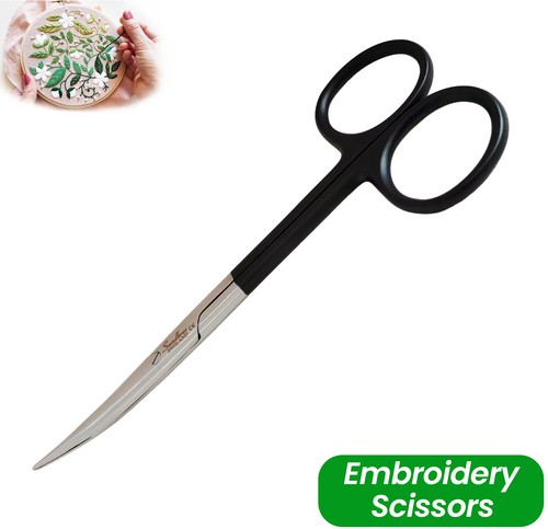 Curved embroidery scissors for - curved,