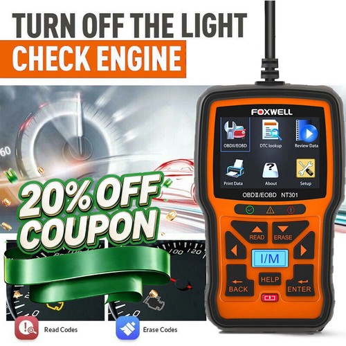 Foxwell nt301 obd2 scanner - nt301,