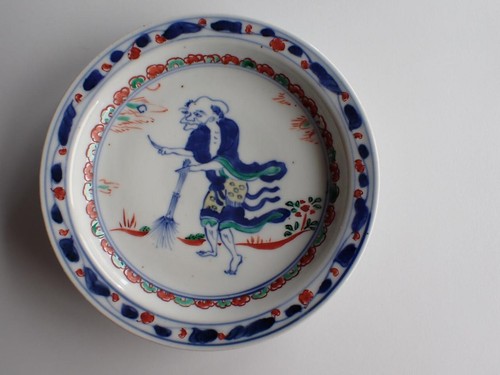 Antique japanese imari plate - japanese,