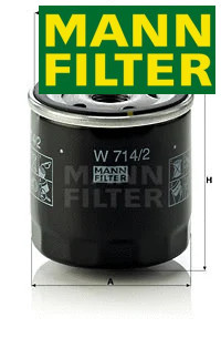 Oil filter 714 mann - oil,
