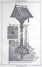 1875 : DESIGN FOR A LECTERN BY