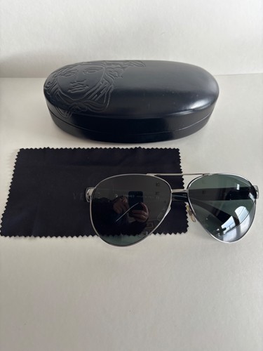 Versace sunglasses silver and - versace,