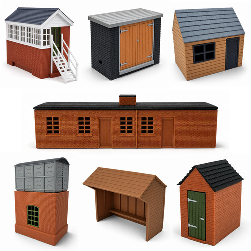 Model railway lineside - model,