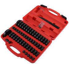 52PCS 18-65MM 74MM BUSHING BEARING SEAL DRIVER PUSH PRESS DISC TOOL SET