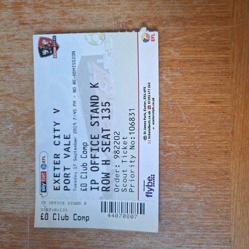 2019 exeter city v - v, port