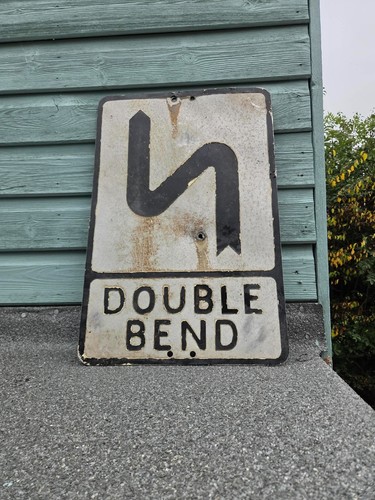 Pre warboys double bend sign - pre-warboys,