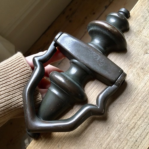 Georgian bronze urn door - georgian,