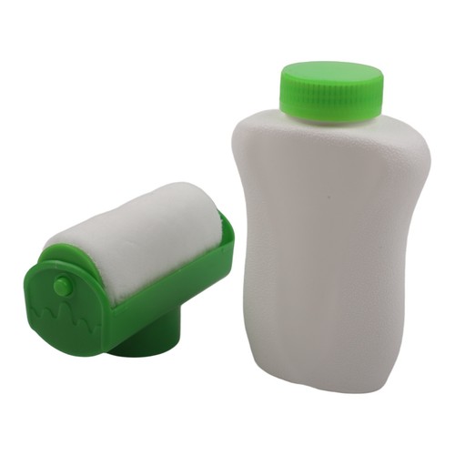Paint roller brush - paint, container