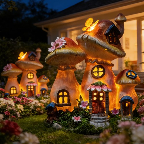 Solar fairy garden - fairy, statue