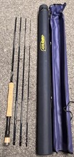 Airflo Trout Fly Fishing Rod travel fly 10ft 7/8 carbon 4 piece