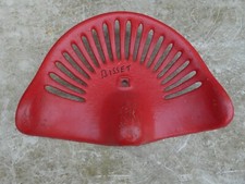 TRACTOR IMPLEMENT SEAT VINTAGE MAN CAVE COLLECTIBLE PLAIN BISSET  RARE BAR STOOL