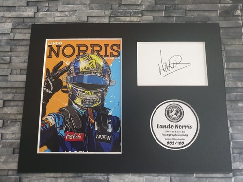 Lando norris signed - -,