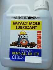 1ltr GRUNDOMAT Impact Mole Oil Lubricant Pneumatic Piling Borer Air parts spares