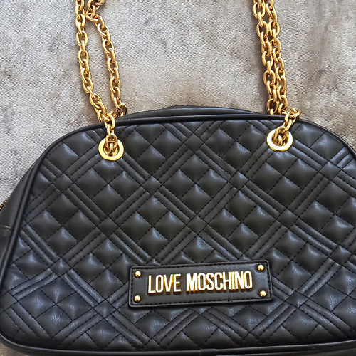Love moschino black quilted - moschino,