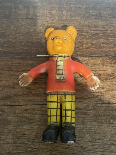 Vintage rupert bear - bear, squeaky