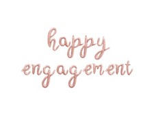 HAPPY ENGAGEMENT Cursive