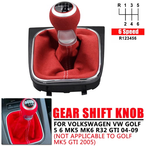Red manual speed gear shift - 6,