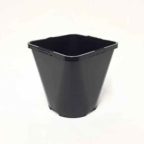 Black square plastic gardening - square,