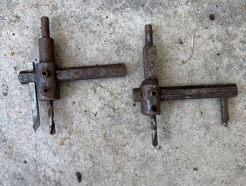 Pair old lathe - pair,