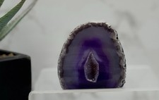 Agate Purple Geode Druze
