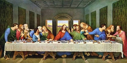 The last supper decor large - the,