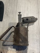 Vintage Buflam Chas Twigg, Birmingham Brass Blow Torch Lamp - 20cm