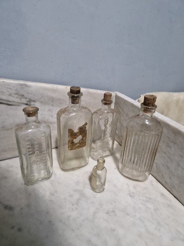 Vintage bottles - 5x,
