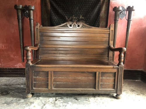 Antique walnut rustic period - antique,