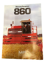 1982 Massey Ferguson 860 Leaflet