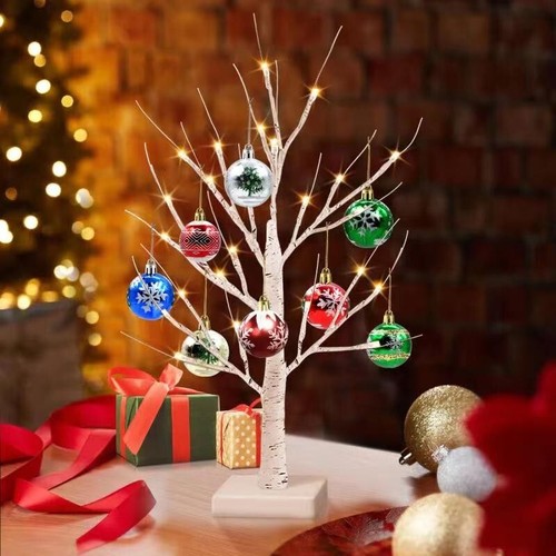 White christmas tree with - christmas,