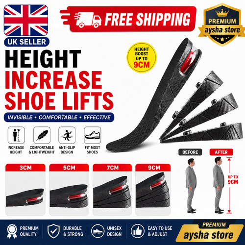 Height increase insoles men - insoles,