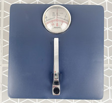 Vintage Krups mechanical bathroom scales, stone and kilograms made in Ireland