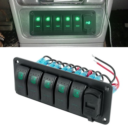 Gang toggle switch panel 2 - 5,