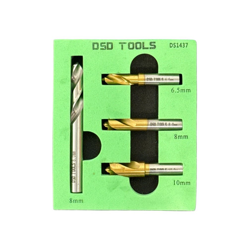 Dsd tools 4pc hss cobalt - hss,