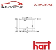 ENGINE COOLING RADIATOR HART 606 978 H NEW OE REPLACEMENT