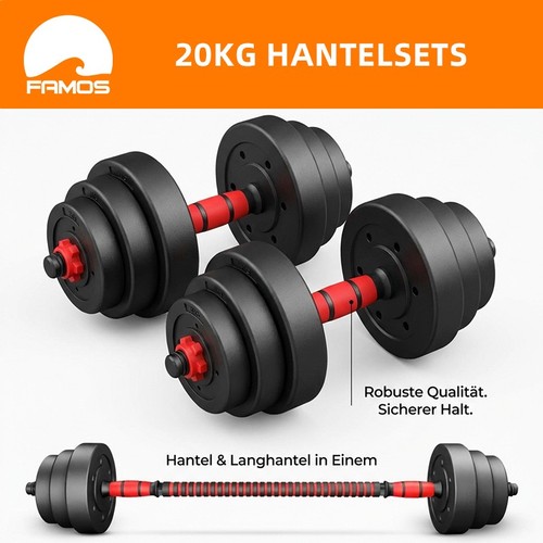 Dumbbell barbell 20kg - barbell,