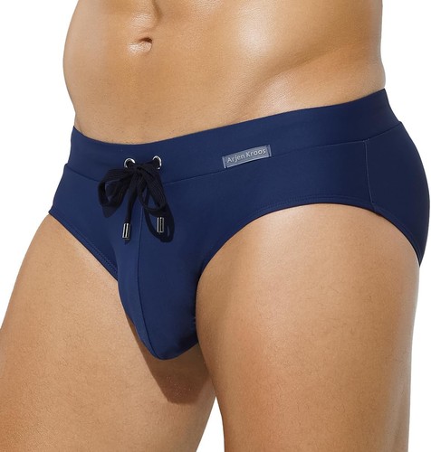 Mens tan through swim briefs - tan,