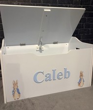 Personalised white wooden toy