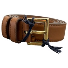 Prada Women's Plaque Logo Belt