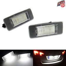 2x LED Licence Number Plate Light Canbus For Astra J VI Estate Vectra Zafira C