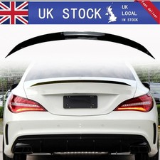 REAR TRUNK BOOT SPOILER LIP FOR MERCEDES CLA W117 C117 AMG STYLE WING GLOSS BLK