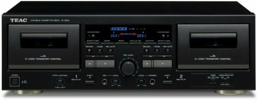 Teac 1200 twin cassette deck - twin,